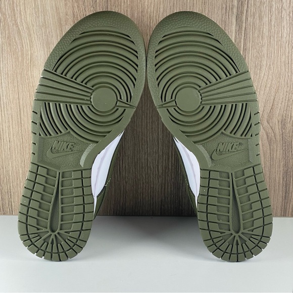 Nike Dunk Low White / Medium Olive DD1503-120 Women’s Size 5 - Picture 8 of 11